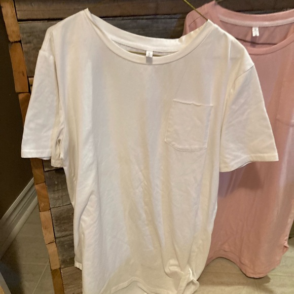 ZAFUL (3) Solid Chest Pocket High Low T-shirt - L - Picture 5 of 12